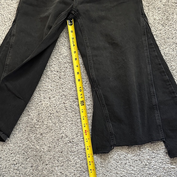 NWT We the Free by Free People Ripple Wide-Leg Crop Jeans ~ Fade to Black - Picture 6 of 13